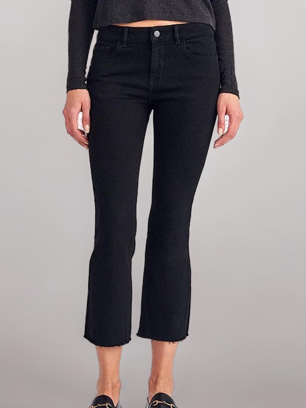 *DL1961 Lara Instasculpt Cropped Flare Jeans